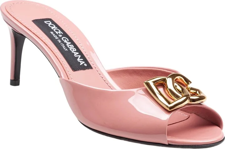 Keira Sandal In Patent Leather Pink Color - Image 2