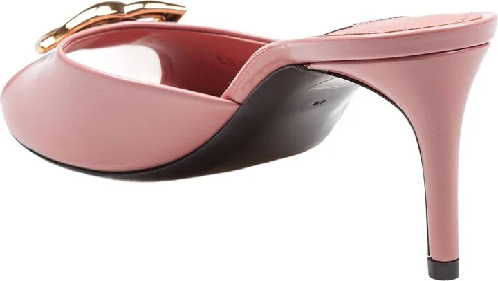 Keira Sandal In Patent Leather Pink Color - Image 4