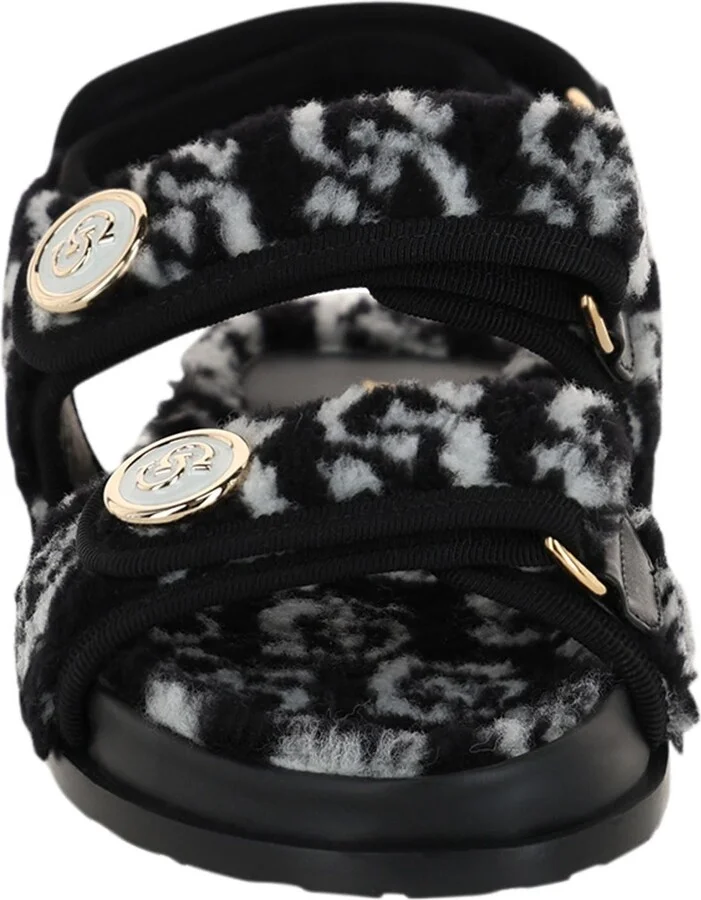 Keita J Gal Genuine Shearling Sandal - Image 3