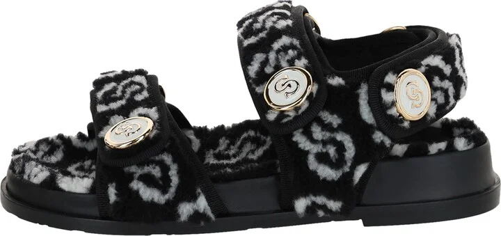 Keita J Gal Genuine Shearling Sandal - Image 7