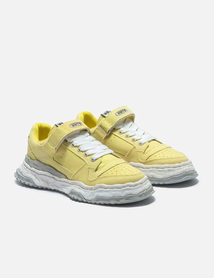 "KEITH" OG Sole Garment Dyed Canvas Low-top Sneaker - Image 4
