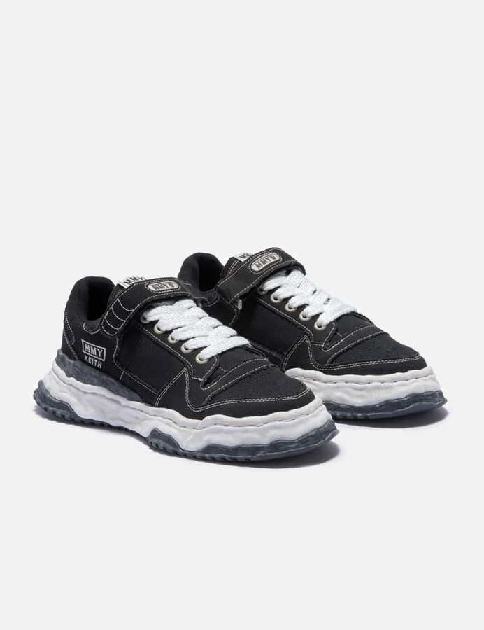 "KEITH" OG Sole Garment Dyed Canvas Low-top Sneaker - Image 4