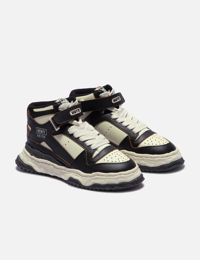 "KEITH" OG Sole Leather High-top Sneaker - Image 4