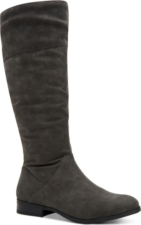 Kelimae Womens Wide Calf Tall Riding Boots