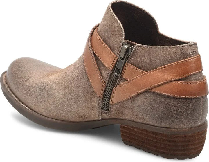 Kelle Distressed Leather Bootie - Image 2