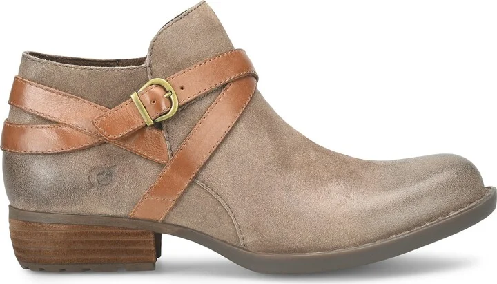 Kelle Distressed Leather Bootie - Image 3