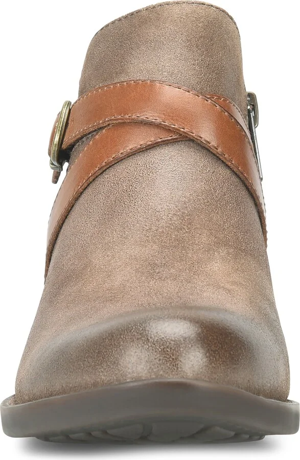Kelle Distressed Leather Bootie - Image 4