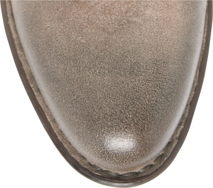 Kelle Distressed Leather Bootie - Image 5