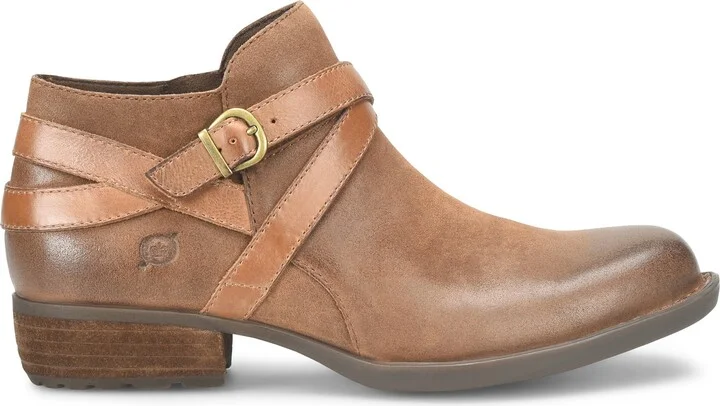 Kelle Distressed Leather Bootie - Image 3