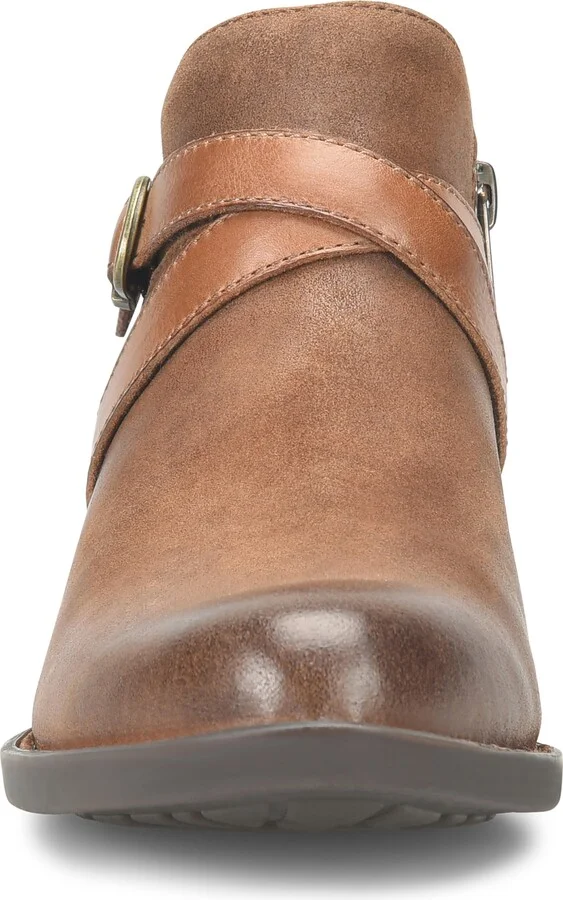 Kelle Distressed Leather Bootie - Image 4