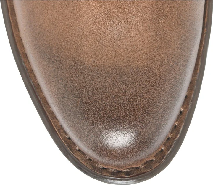 Kelle Distressed Leather Bootie - Image 5