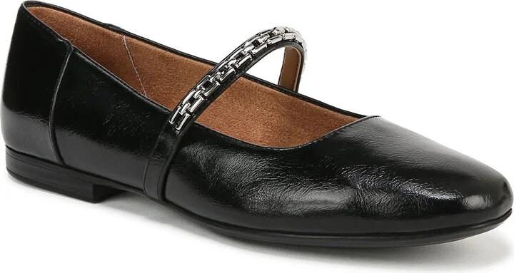 BLACK FAUX LEATHER