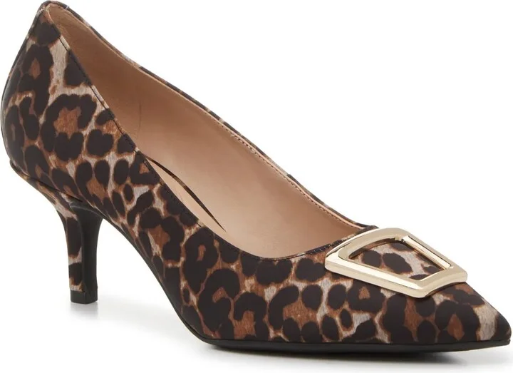 Brown/Black Leopard Print Fabric & Synt