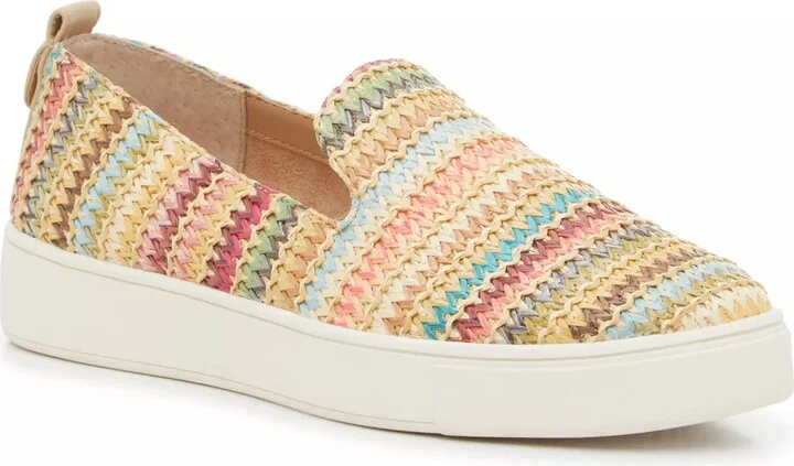Tan/Multicolor Raffia