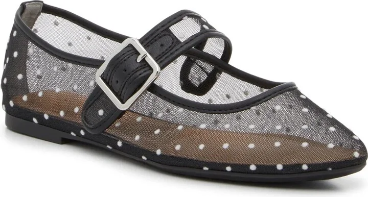 Black/White Polka Dot Print