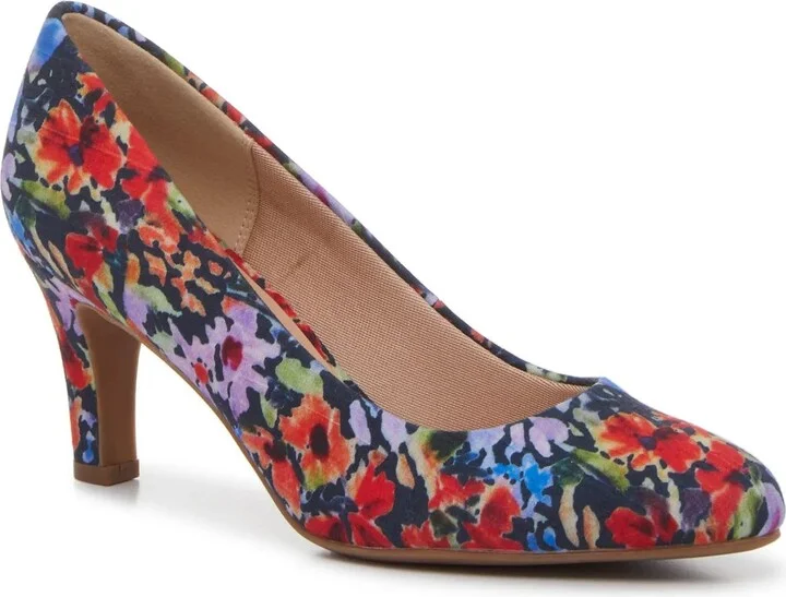Blue/Multicolor Floral Print