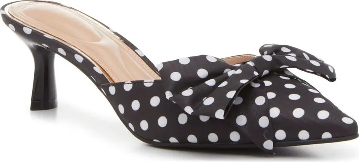 Black/White Polka Dot Print