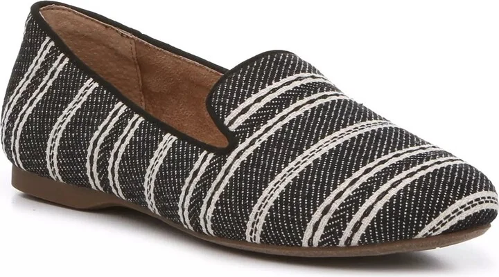 Denim Black/Natural Ivory Stripes