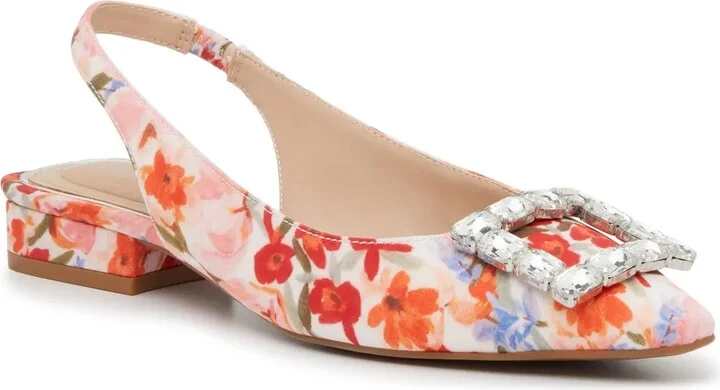 Light Pink/Red/Blue Floral Print