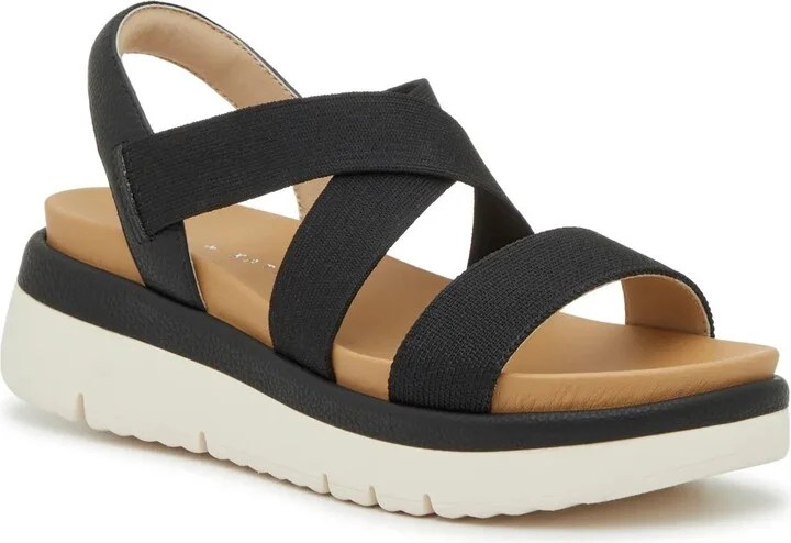 Kelly & Katie Wide Width Pem Wedge Sandal