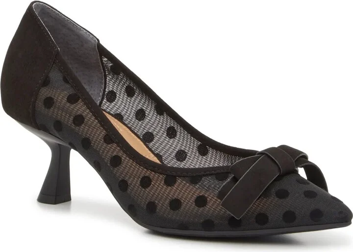 Black Polka Dot Print