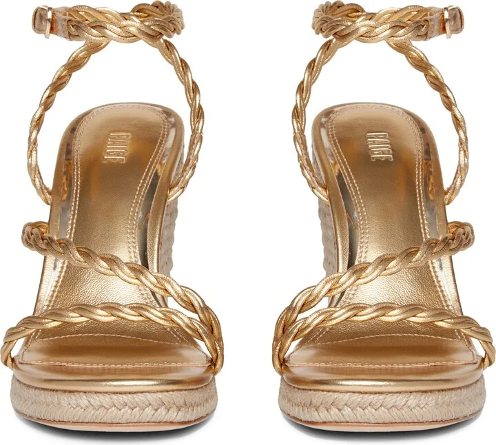 Kelsey Ankle Strap Espadrille Platform Wedge Sandal - Image 9