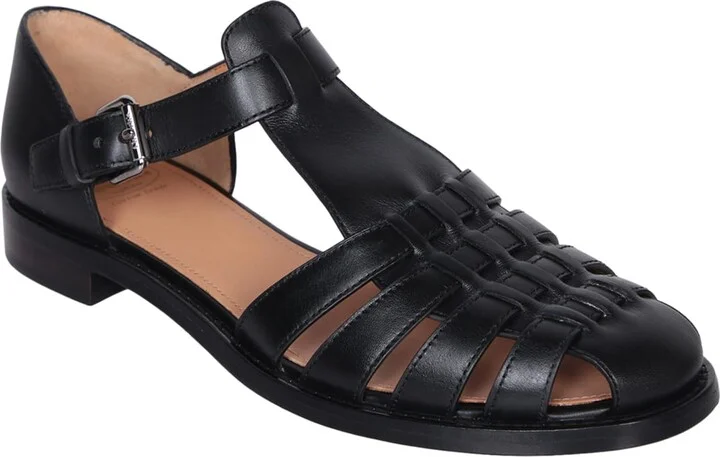 Kelsey Black Sandals - Image 2