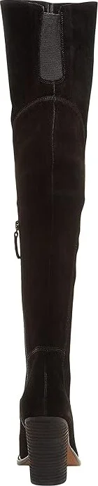 Kelsi Dagger Brooklyn Logan Over the Knee Boot Women's Shoes Black : 12 W, Suede - Image 2