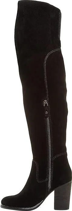 Kelsi Dagger Brooklyn Logan Over the Knee Boot Women's Shoes Black : 12 W, Suede - Image 4