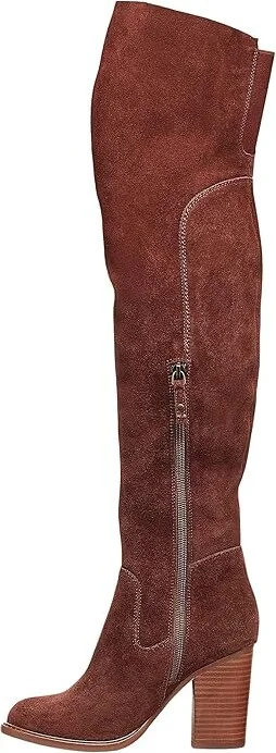 Kelsi Dagger Brooklyn Logan Over the Knee Boot Women's Shoes Coffee Bean : 8 W, Suede - Image 4