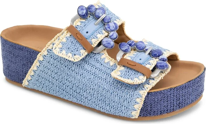 LIGHT BLUE RAFFIA