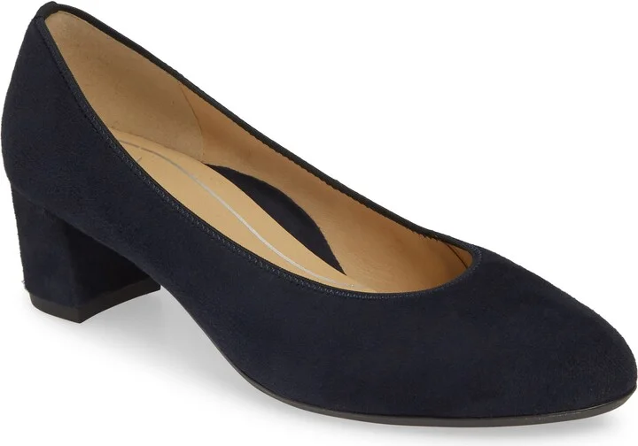 Navy Suede