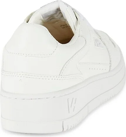 Kendra Perforated Leather Low Top Sneakers - Image 3