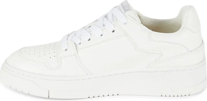 Kendra Perforated Leather Low Top Sneakers