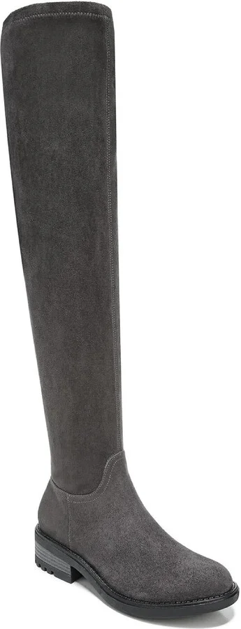 Kennedy Womens Suede Tall Knee-High Boots
