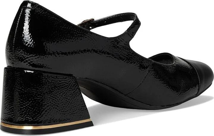 Kenneth Cole New York Alec Mary Jane High Women's Heels Black/Black Patent : 10 M, Leather/Rubber - Image 4