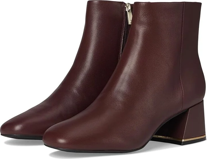 Kenneth Cole New York Alec Women's Boots Oxblood Leather : 6 M