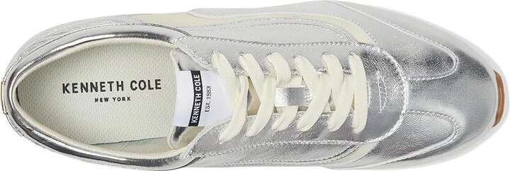 Kenneth Cole New York Alma Women's Shoes Silver Leather : 6.5 M, Leather/Synthetic - Image 2