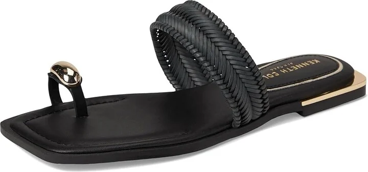 Kenneth Cole New York Andarna Women's Sandals Black : 7 M, Leather - Image 5