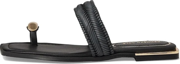 Kenneth Cole New York Andarna Women's Sandals Black : 7 M, Leather - Image 6