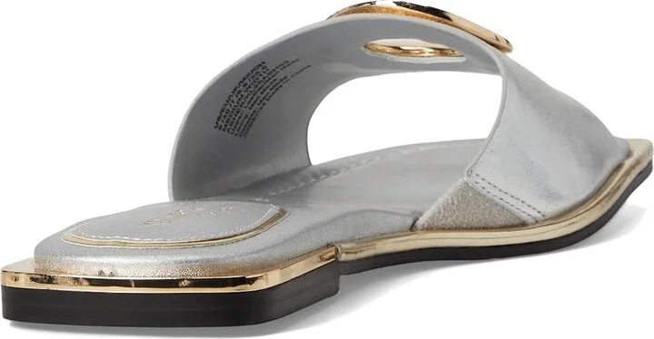 Kenneth Cole New York Asher Women's Dress Sandals Silver Leather : 9.5 M - Image 4