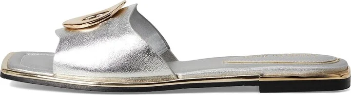 Kenneth Cole New York Asher Women's Dress Sandals Silver Leather : 9.5 M - Image 6