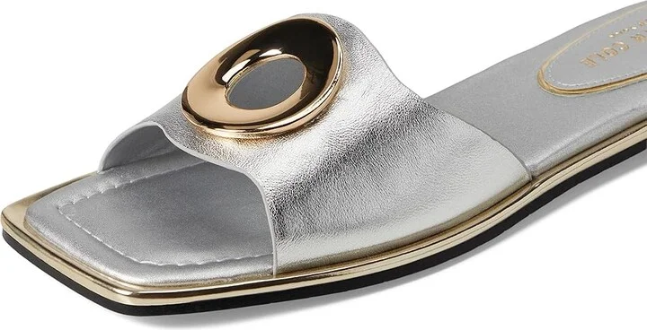 Kenneth Cole New York Asher Women's Dress Sandals Silver Leather : 9.5 M - Image 7