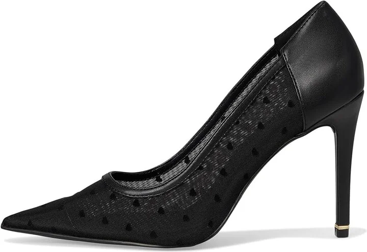 Kenneth Cole New York Bentley 100 High Women's Heels Black/Black Mesh : 10 M, Leather/Rubber - Image 6