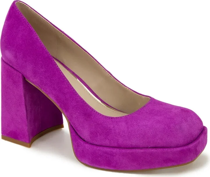 Magenta Synthetic Suede