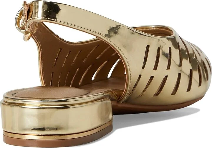 Kenneth Cole New York Calabra Women's Flat Shoes Gold : 10 M, Leather - Image 4