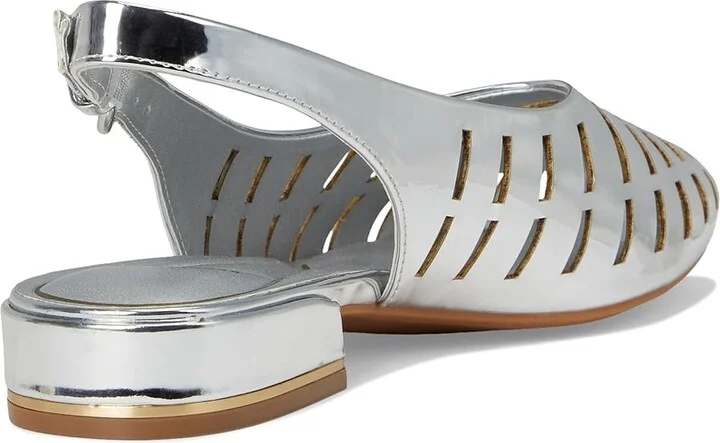 Kenneth Cole New York Calabra Women's Flat Shoes Silver : 7 M, Leather - Image 4