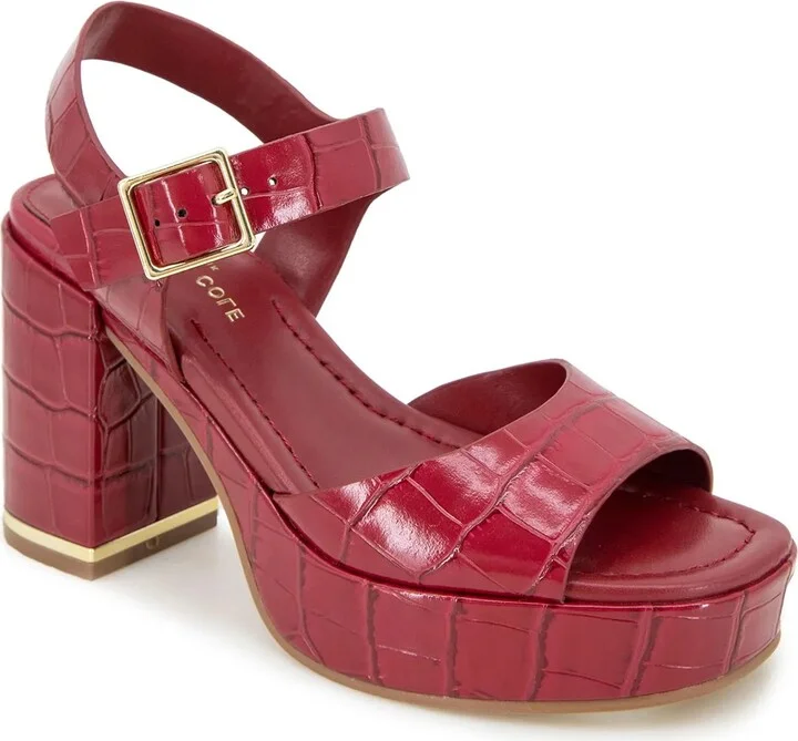 Red Croc Print