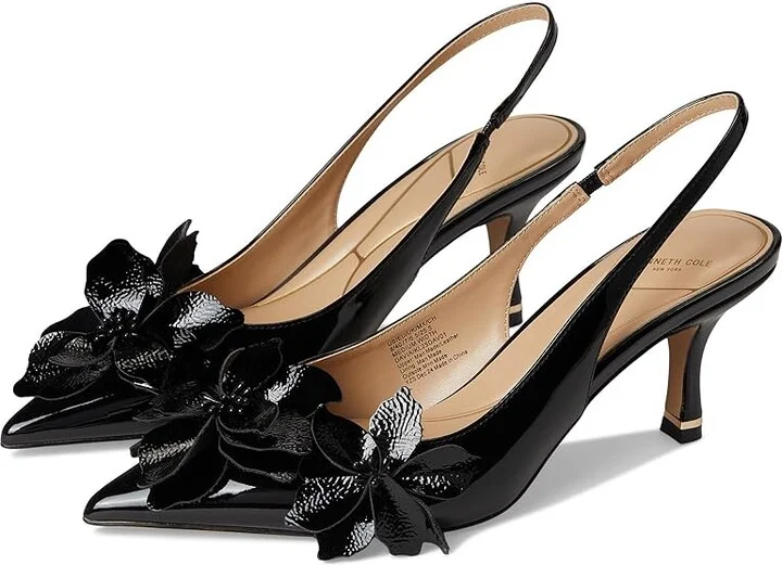 Kenneth Cole New York Davia Women's Shoes Black Patent : 8 M, Faux Leather