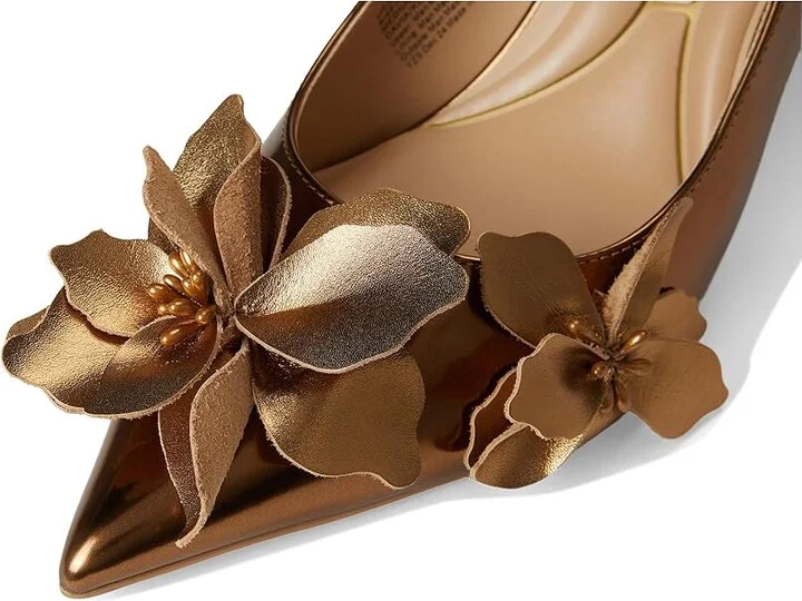 Kenneth Cole New York Davia Women's Shoes Bronze Leather : 6.5 M, Faux Leather - Image 7